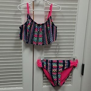 Justice bright, like new two piece!